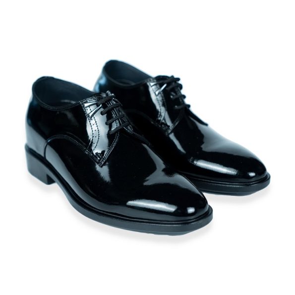 Erkek siyah rugan mezuniyet ayakkabısı
