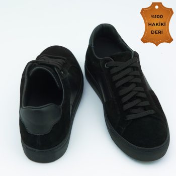 +6 cm Boy Uzatan Gizli Topuklu Hakiki Deri El Yapımı Süet Erkek Spor Ayakkabı, Sneaker